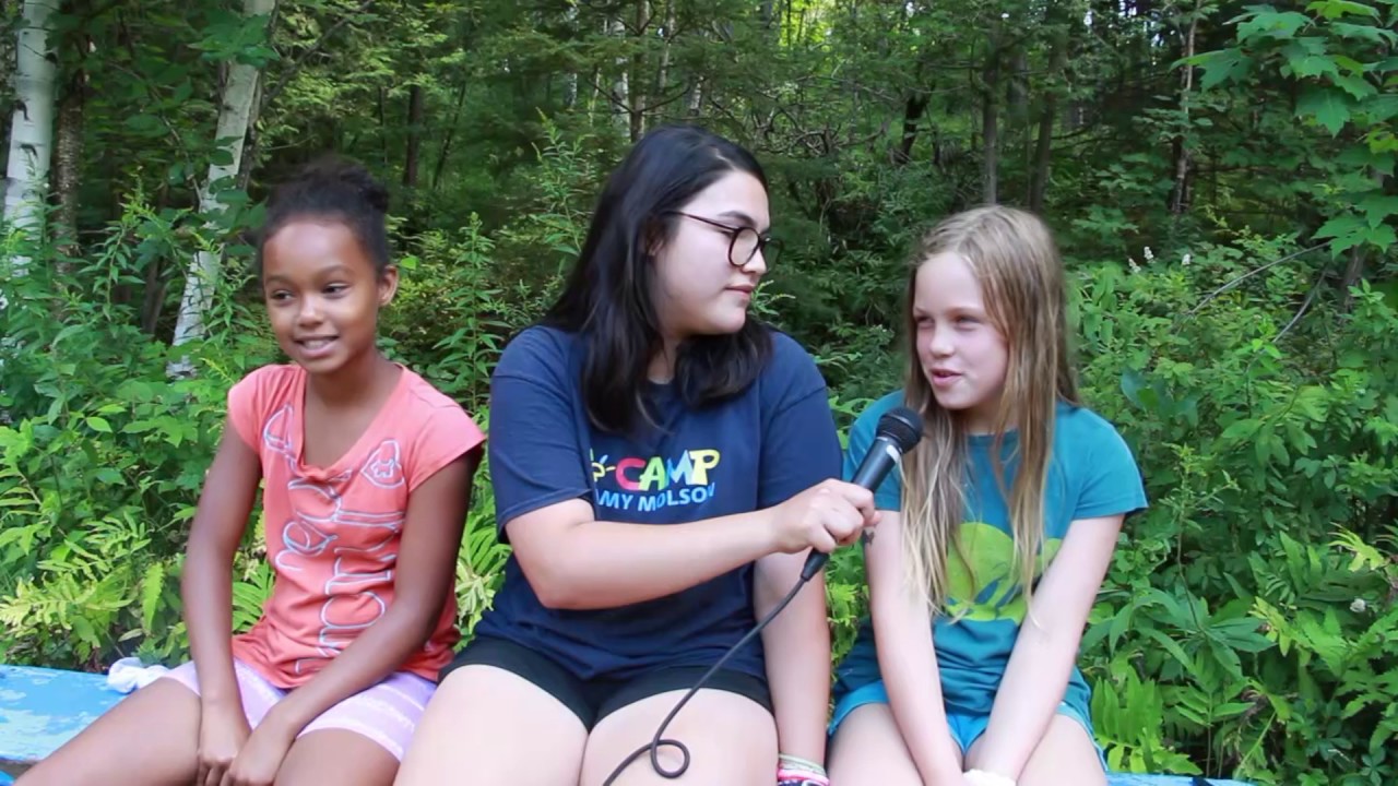Still from the Camp Amy Molson video